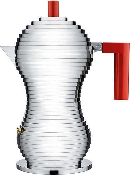 Actual product image Alessi Pulcina espresso machine suitable for induction (3 T.)