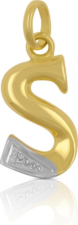 Muau Buchstabe (750, Weissgold, 18K Gelbgold)