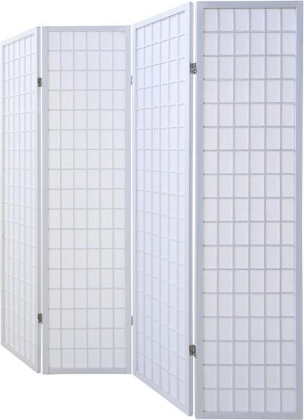 Produktbild Homestyle4u 4fach Holz Paravent Raumteiler Shoji in weiss