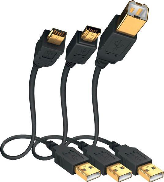 Produktbild Inakustik USB A – USB B (3 m, USB 2.0)