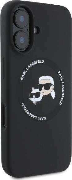 Produktbild Karl Lagerfeld iPhone 16 Liquid Silicone K&CH Heads MagSafe Case (Apple iPhone 16)