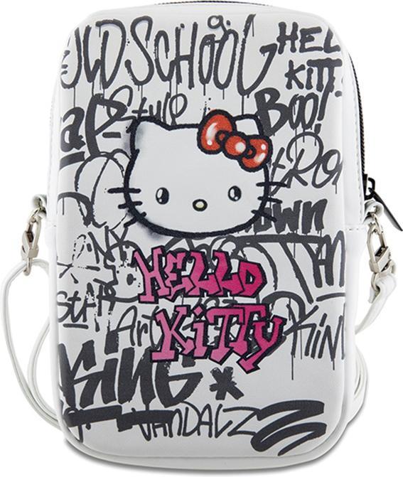 Image du produit Hello Kitty Torebka HKPBPDGPHE biały/white Graffiti Kitty Head (Apple iPhone 16)