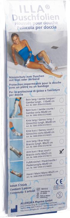 Illa Dusch Schutzfolie Arm kurz (Duschen / Baden)