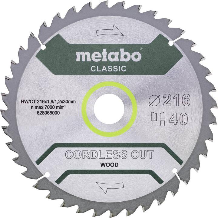 Produktbild Metabo Cordless Cut Wood - Classic