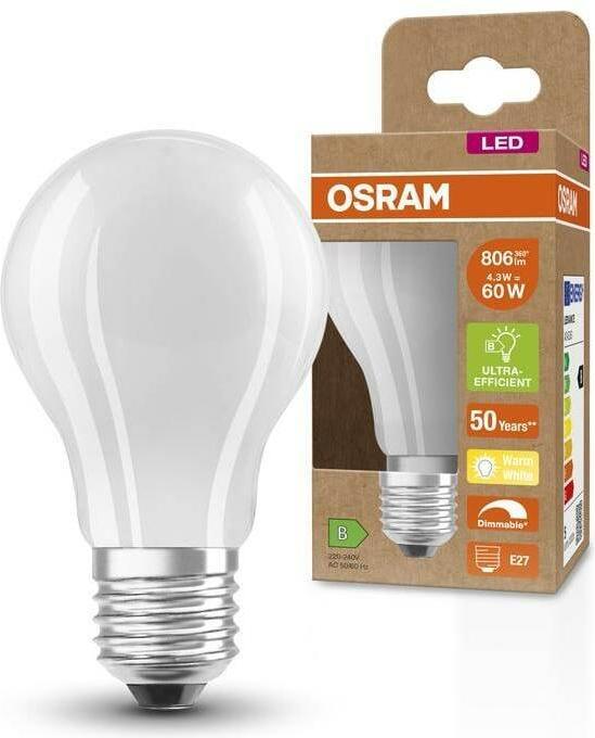 Produktbild Osram E27 Kolbenform (E27, 4.30 W, 806 lm, 1 x, B)