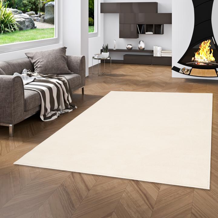 Produktbild Snapstyle Luxus Super Soft Hochflor Langflor Teppich Deluxe (133 x 133 cm)
