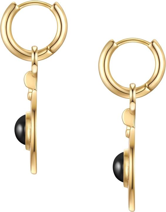Actual product image Yokoamii Ladies hoop earrings - 36292 (Metal alloy)