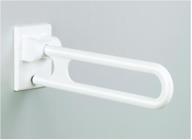 Image du produit Normbau Poignée de soutien pliante Nylon Care 600mm, blanc