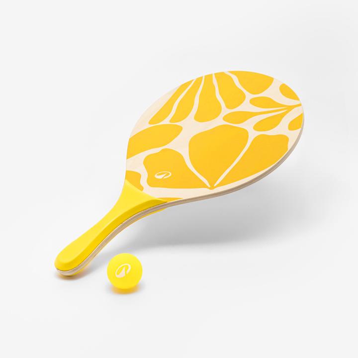 Produktbild Decathlon Beachtennis Set - Woody Racket 2 Schläger gelb