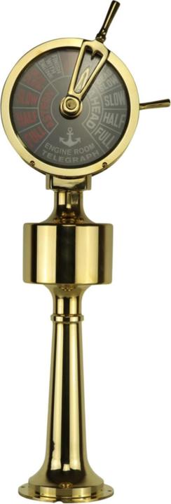 Actual product image Ich-zapfe Schanksäule - modell Maschinentelegraph, aus poliertem Messing, 1 leitig