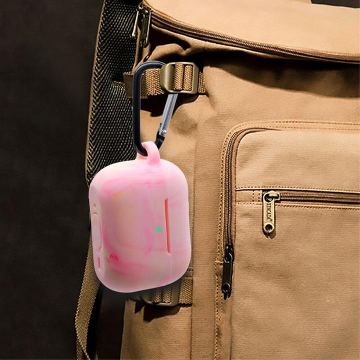 Produktbild Cover-Discount AirPods Pro 2 - Silikoncase Schutzhülle Marble rose (Kopfhörer Hülle)