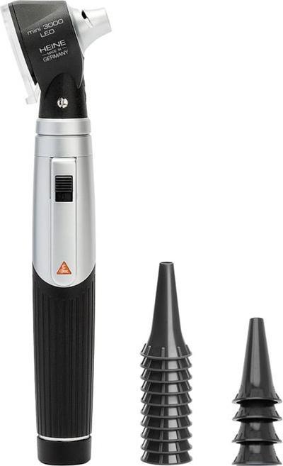 Immagine prodotto Heine mini 3000 LED Otoskop Kit mit Batterie (D-008.70.220) - Schwarz