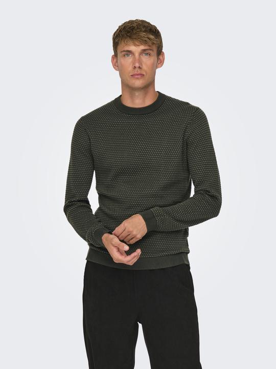 Produktbild Only & Sons Rundhalsausschnitt Pullover Strickpullover (XXL)