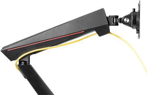 Actual product image Deltaco GAM-102 monitor mount / stand (32") Clamp Black (32")