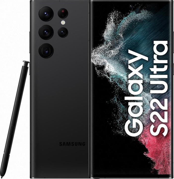 Image du produit Samsung Galaxy S22 Ultra UE (128 Go, Phantom Black, 6.80", Double SIM, 108 Mpx, 5G)