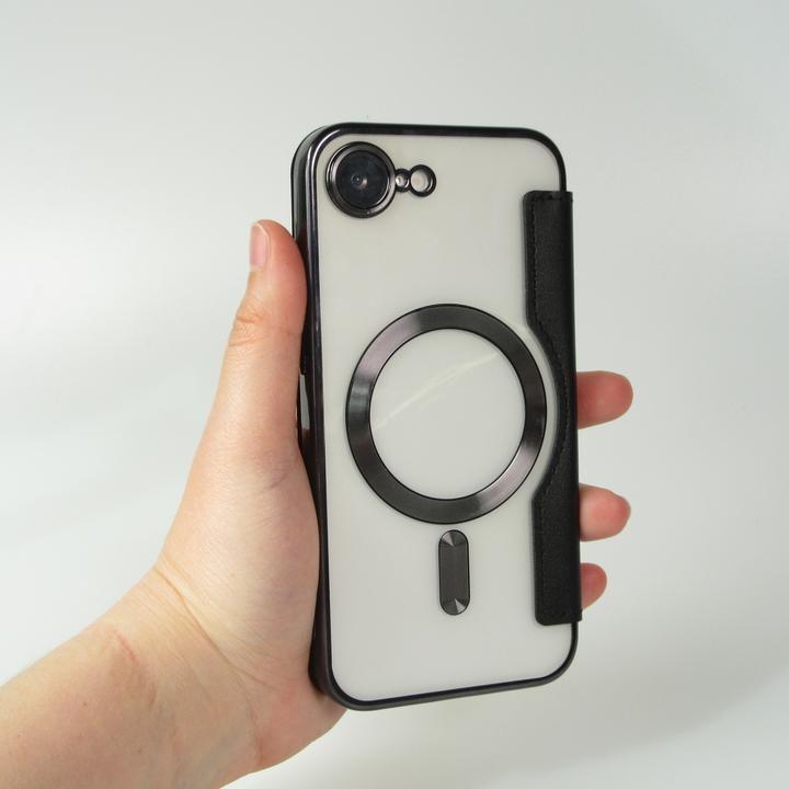 Produktbild PhoneLook Hülle Flip-Elektroplatte mit MagSafe und Lederklappe (Apple iPhone 16e)