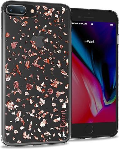 Produktbild I-Paint Glitter Flakes Case for iPhone 7/8 Plus - Pink (Apple iPhone 7 Plus, Apple iPhone 8 Plus)