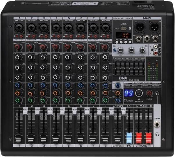 Actual product image No Name DNA HLC 8 MK2 Analogue sound mixer 8 channels U