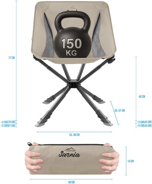 Actual product image Normani Campingstuhl Sarnia - 9693