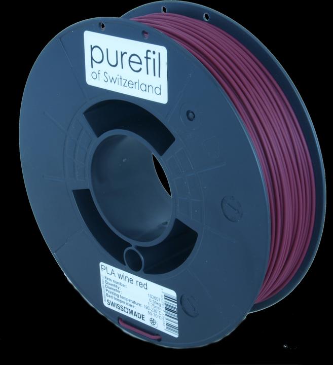 Actual product image Purefil abs filament (PLA, 1.75 mm, 350 g, Red)