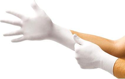 Actual product image Hygostar unisex Einmalhandschuhe SAFE PREMIUM weiss Grösse L 100 St. (L)