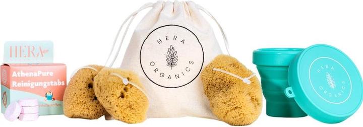 Actual product image Hera Organics Starterkit Menstruationsschwämme (3 x, M)