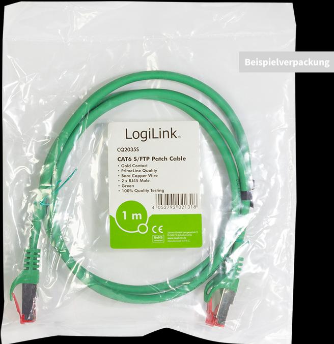Actual product image LogiLink Network cable (S/FTP, CAT6, 0.25 m)