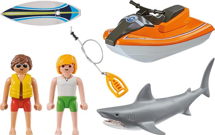 Actual product image Playmobil Rescue Action Shark Attack Rescue (70489)