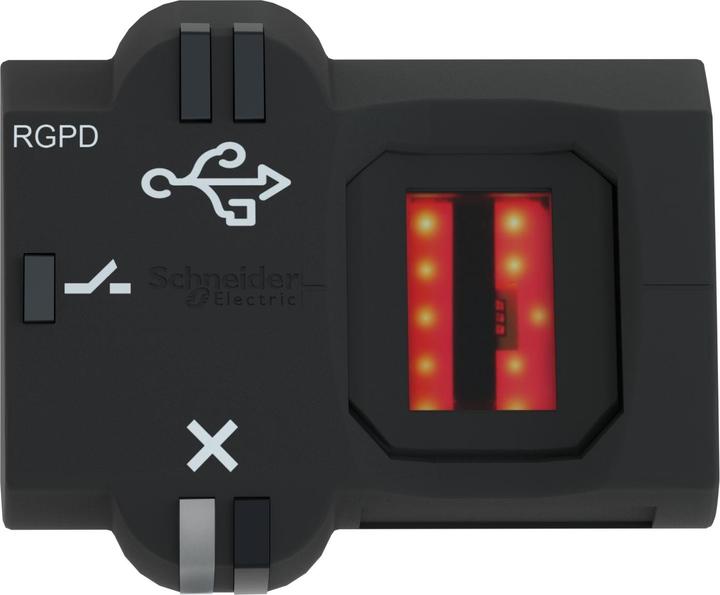 Actual product image Schneider Electric Biometric USB switch XB5S O22mmUSB com. 2 pos. hold-open XB5S8B2L2