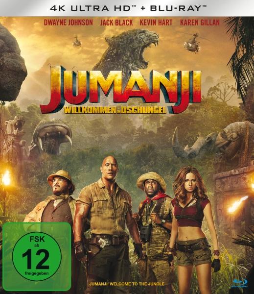 Produktbild Jumanji: Willkommen im Dschungel - 4K (4k Blu-ray, 2017, Deutsch)