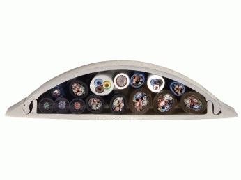 Produktbild Hama PVC-Kabelkanal, halbrund (Kabelkanal, 100 cm)