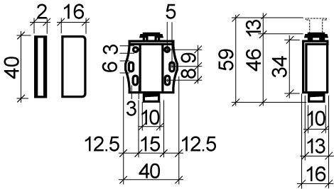 Produktbild OK-Line Druck-Magnetschnäpper