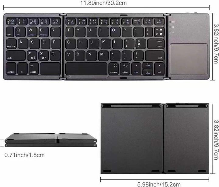 Image du produit CoreParts Clavier sans fil pliable (US, Sans fil)