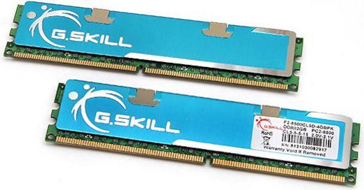 Actual product image G.Skill F2-8500cl5d-4gbpk (2 x 2GB, 1066 MHz, DDR2-RAM, DIMM)
