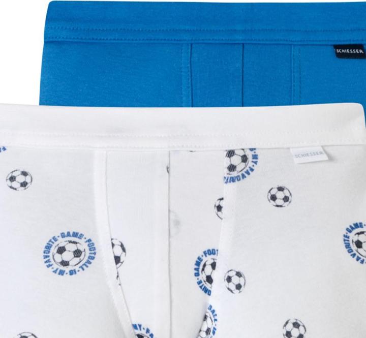 Image du produit Schiesser Lot de 6 shorts / pantalons Kids Boys à fines côtes en coton organique (92, paquet de 6)
