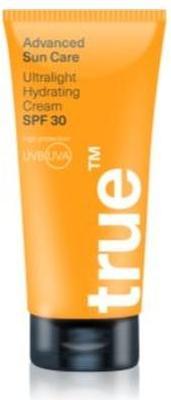 Actual product image True Men Skin Care True Men Sun Care Ultralight Hydrating Cream Spf 30 - 50 Ml (Suntan cream, SPF 30, 50 ml)