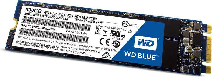 Produktbild WD Blue (500 GB, M.2)
