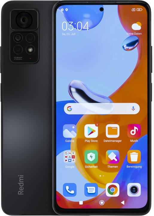 Actual product image Xiaomi Redmi Note 11 Pro (128 GB, Black, 6.67", Dual SIM, 108 Mpx, 4G)