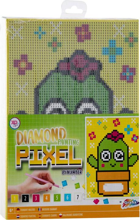 Immagine prodotto Grafix Tela Pixel per numero - Cactus