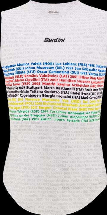 Santini Thermoshirt ärmellos UCI Rainbow World Champion (XS)
