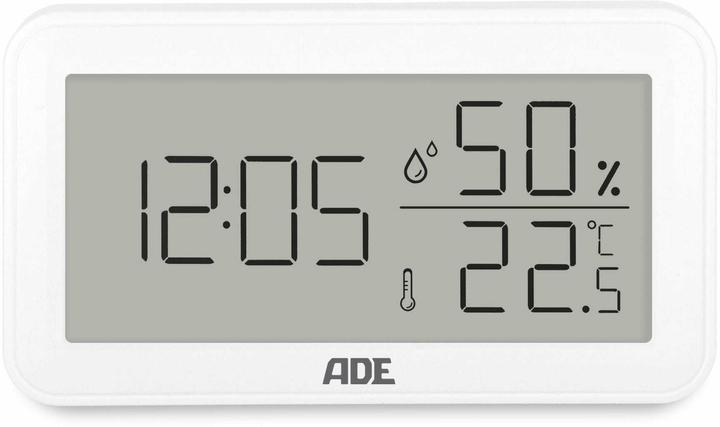 ADE Wetterstation Thermo-Hygrometer 15 cm, Weiss, Funktionen