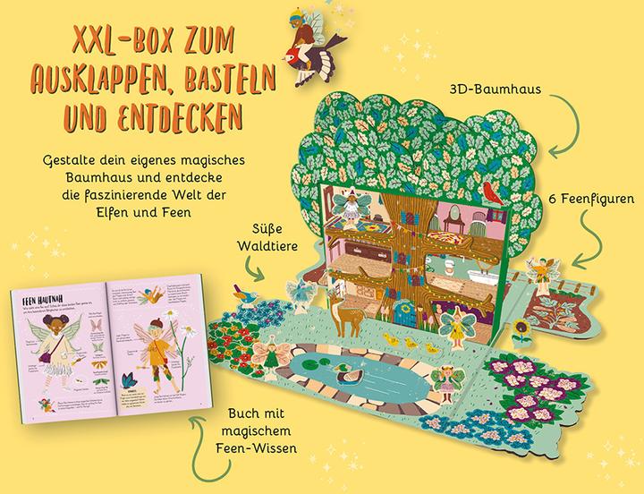 Productafbeelding De XXL set - Bouwen, leren, spelen: Mijn magische feeënhuis
