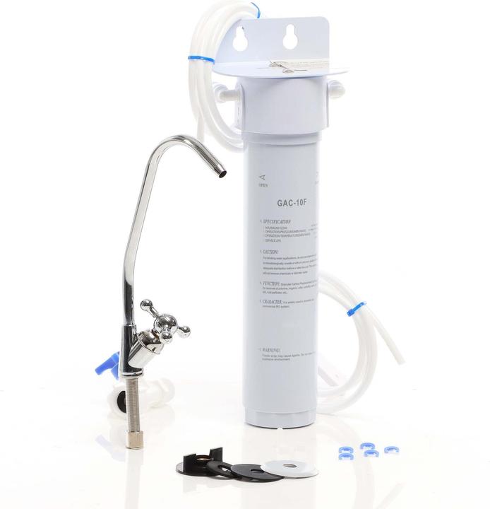 Naturewater NW-1-GAC 1 Stufen Untertisch Wasserfilter Wasserhahn 5µ Aktivkohle