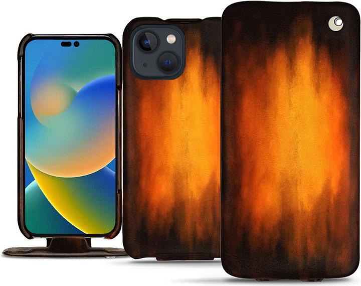 Actual product image Noreve Vertical leather shell (Apple iPhone 14)