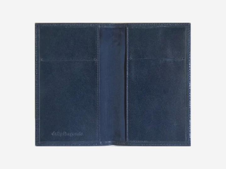 Produktbild Daily Lederhülle 118 7,5x12,6cm blau (A5)
