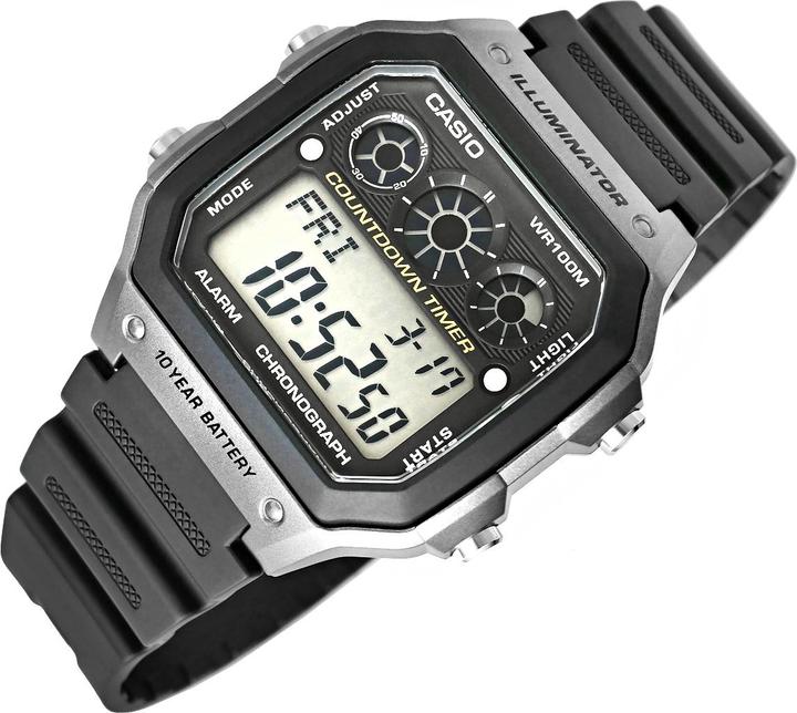 Actual product image Casio Sports - AE-1300WH-8A (Digital watch, Sports watch, 42 mm)