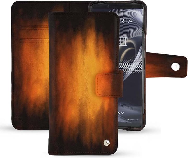 Actual product image Noreve Leather wallet with horizontal flap (Sony Xperia 5 III)