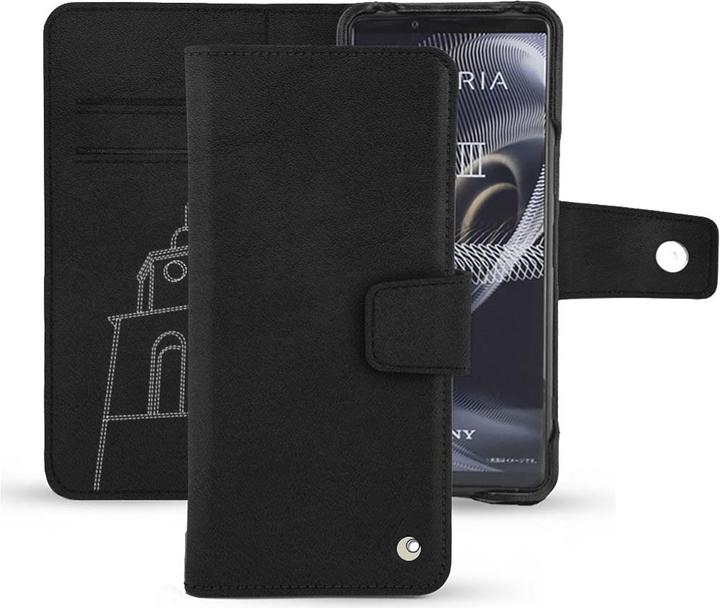Actual product image Noreve Leather wallet with horizontal flap (Sony Xperia 5 III)