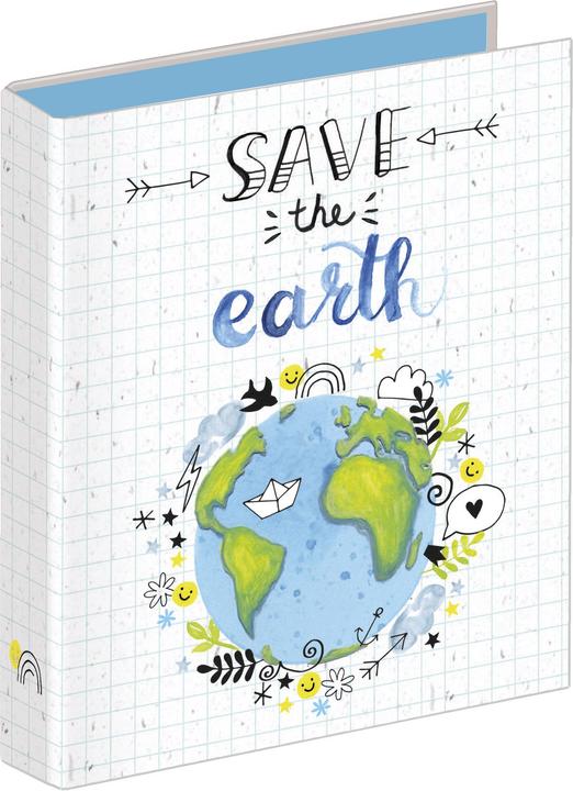 Image du produit Veloflex Classeur à anneaux PP 25mm A5 2 anneaux Motif "Save the earth (A5, 1 pièce(s))