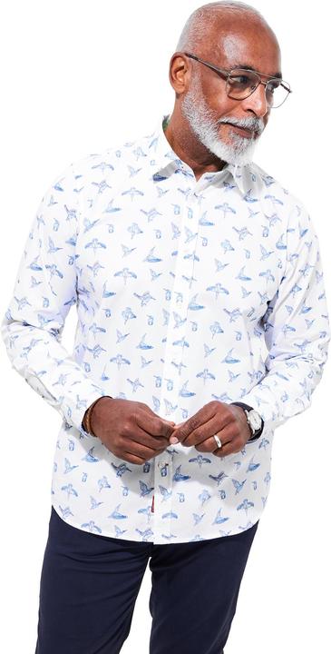 Actual product image Joe Browns Sketchy Bird Print Shirt (XL)